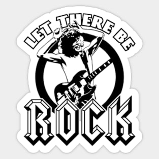 Let there be rock Sticker